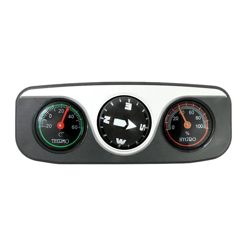 

Car Ornaments Decoration 3 in 1 Guide Ball For Auto Boat Vehicles Thermometer Hygrometer Interior Accessori Z4E0 чёрный
