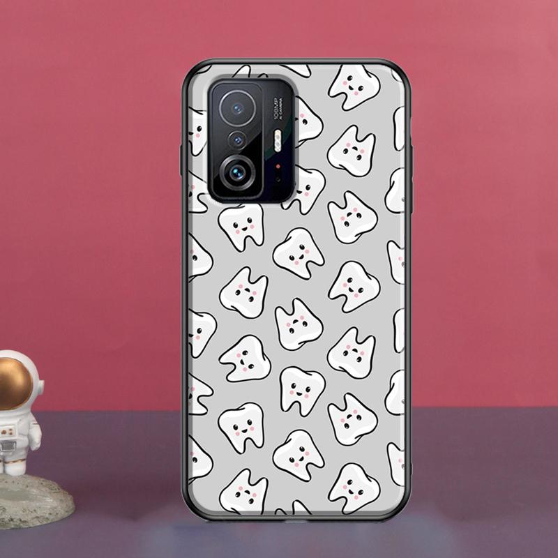Dentist Tooth Pattern For POCO X5 X3 F5 Pro X4 F4 GT M5s C40 F3 Case For Xiaomi 13 Lite 12 11T 12T Pro 12X Cover