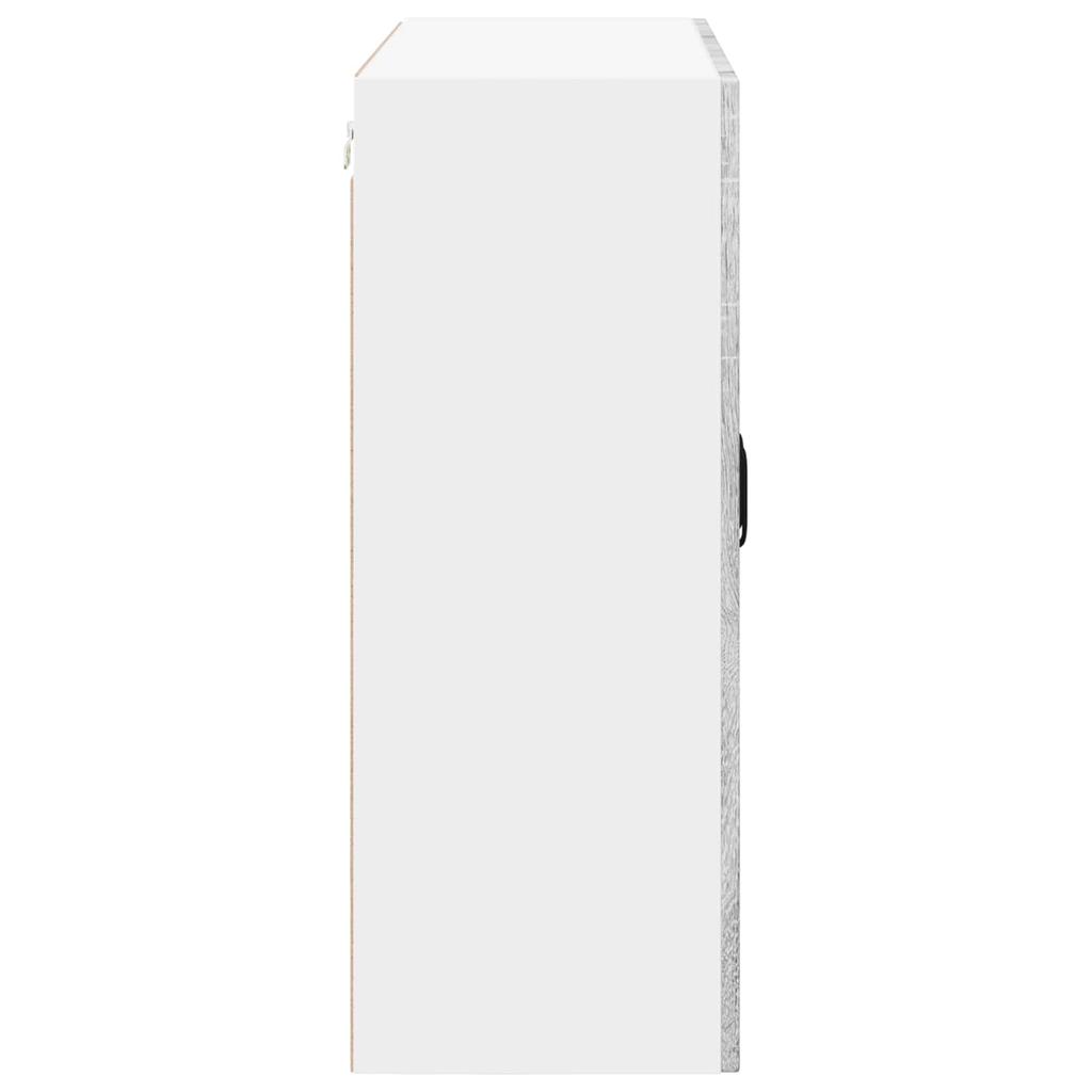 Wall Cabinet LUCCA Grey Sonoma 80 X 31 X 80 Cm Particleboard