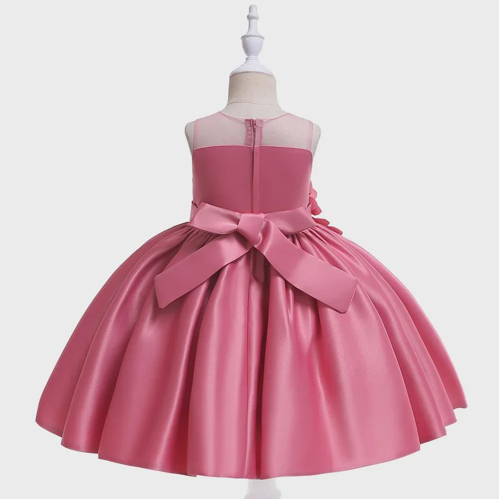 Φόρεμα Πριγκίπισσας Σατέν Διχτυωτό για Κορίτσια 2025 - Παιδικό Ρούχο Φούστα