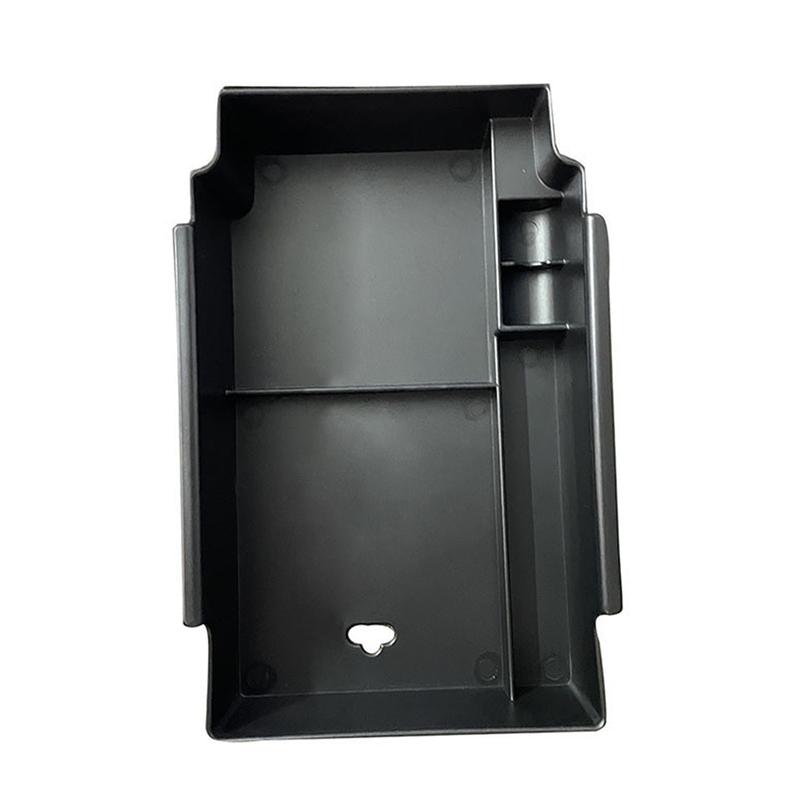 Car Black ABS Center Armrest Storage Box Organizer Tray Fit For Subaru Crosstrek -2024
