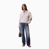 Calvin Klein Trendy Casual Minimalist Letter Embroidered Structured Polo Jacket Women Jackets 47F527G