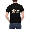 Arctic Ocean Polar Bear Graphic Print Men's Casual Cotton T-Shirt Short Sleeve Tee