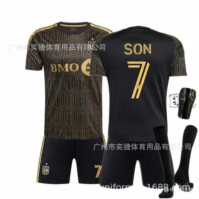 A2627 MLS Los Angeles FC Home Jersey Number 7 Provided By Sun Xinghui Children's Adult Football