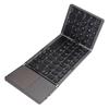   Keyboard Portable Folding DualMode   3.0 Rechargble Fingerboard with Toucad USB Wired(Black )