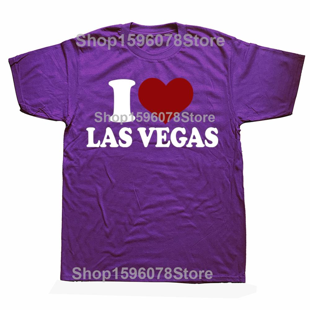

Funny I Love Las Vegas Graphic T-shirts Men Women s Fashion Casual Tshirt 100% Cotton Loose Oversized T Shirt XL