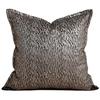 High End Hotel Gold Cushion Cover Modern Style Cotton Fluff Pillow Covers Decorative Home
