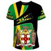Summer Fashion New National Flag Emblem Printing T ShirtCoat Of Arms Graphic T-shirts For Men