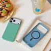 Capa Magnética com Padrão de Grade para iPhone 17 Pro Max, Compatível com Apple 16, Design Protetor à Prova de Queda