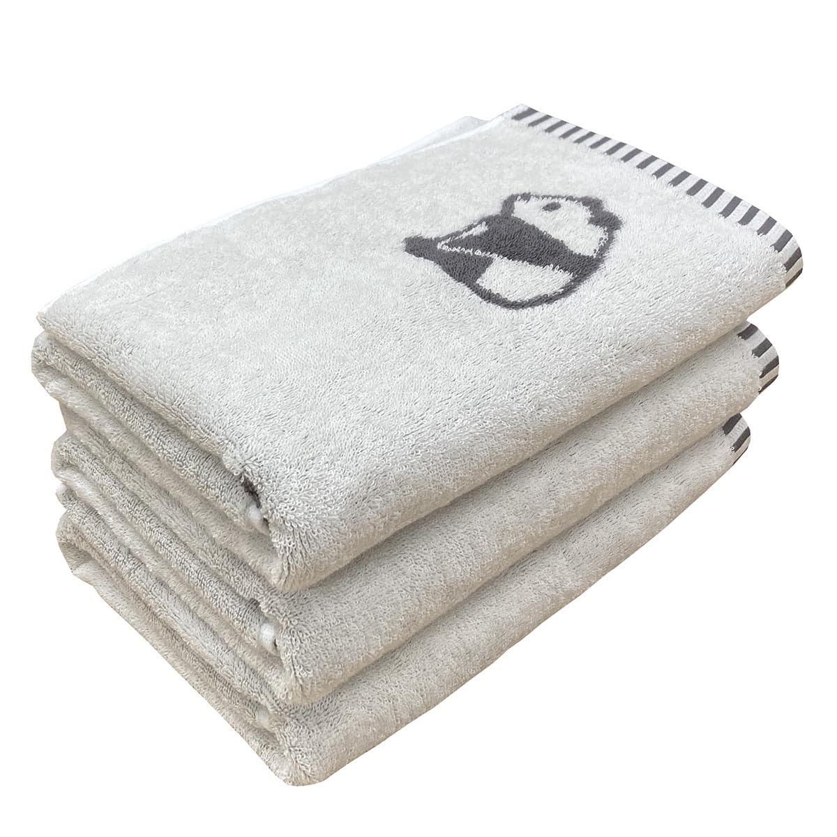 

Набор банных полотенец Imabari из 3 штук с рисунком панды 60x120 см Хлопок Нежные к коже Детский Сад Детский сон Впитывающий Пушистый Хлопковый Нап 3 100%