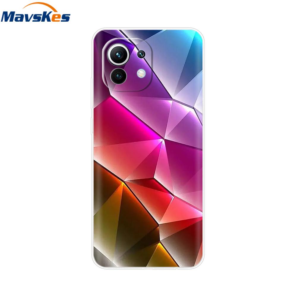 Clear Case for Xiaomi Mi 11 Lite NE 5G Mi11 lite Soft TPU Transparent Shockproof Phone Cover For Xiomi Mi11lite Mi 11 lite NE 5G