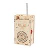 Kids' DIY Wooden Science Walkie-Talkie: 200-Meter Educational Wireless Paging Toy