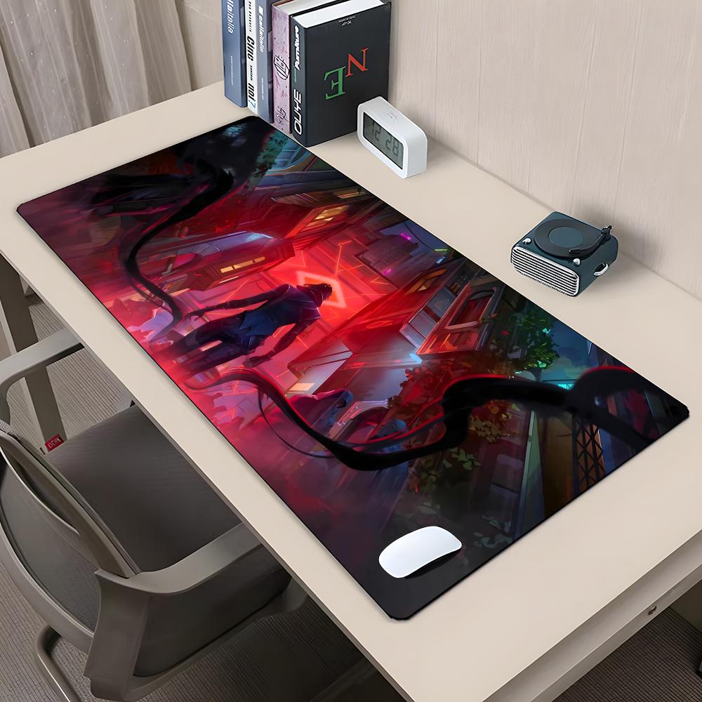 V-Valorant Gaming Mouse Pad Rubber Antislip Keyboard Pad 40x90cm Mousepad Gaming Accessories XXL Office Computer Mat