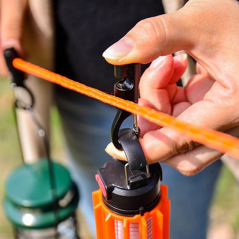 Kempingové vybavení Odolná hliníková slitina Stan Větruodolné Lano Věšák Pro Venkovní Kempování Cestovní Súprava Přežití Spony