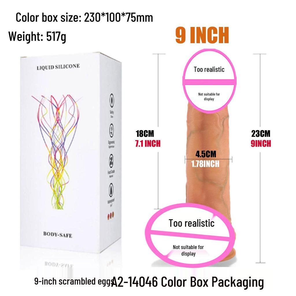 Top-Selling Silicone Realistic Dildo - Large & Soft Easy-to-Insert Women's Masturbator