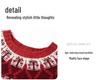 Women's Color-Blocking Wool Pullover Sweater - Stylish Loose Fit for Autumn and Winter