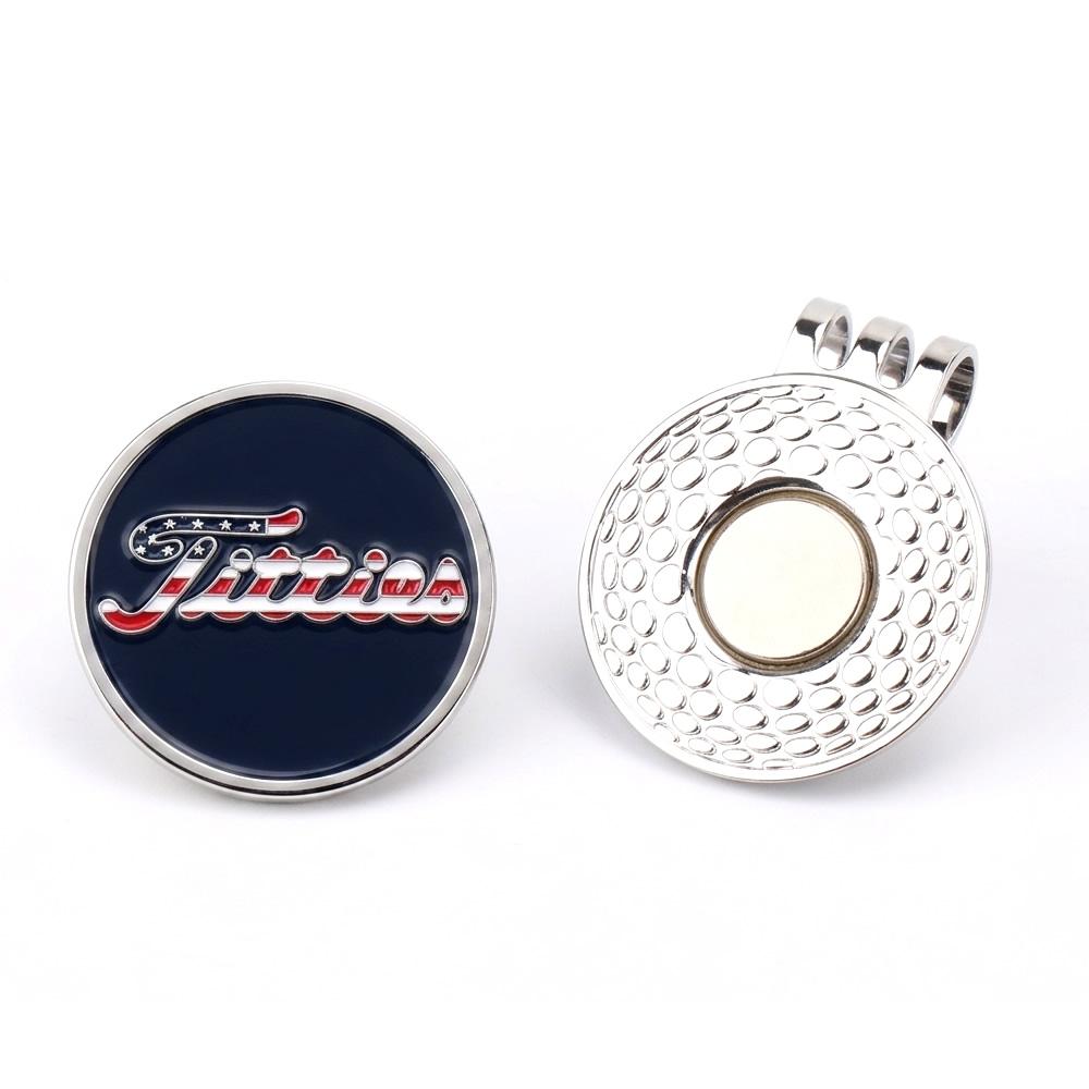 Funny Golf Ball Marker with Magnetic Hat Clip for Men Women, Golf Accessories Gifts for Golfer, Removable Golf Hat Clip Markers