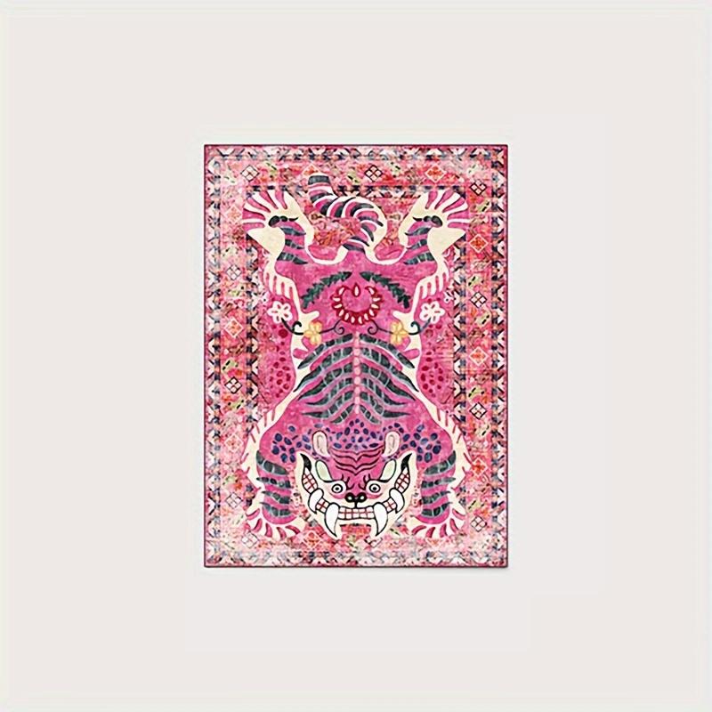 

Ковер Тибетский Тигр с моющимся основанием Тибетский Тигр Персидский Этнический Стиль Кухня Гостиная Спальня Коврик Моющаяся Область 40X60CM