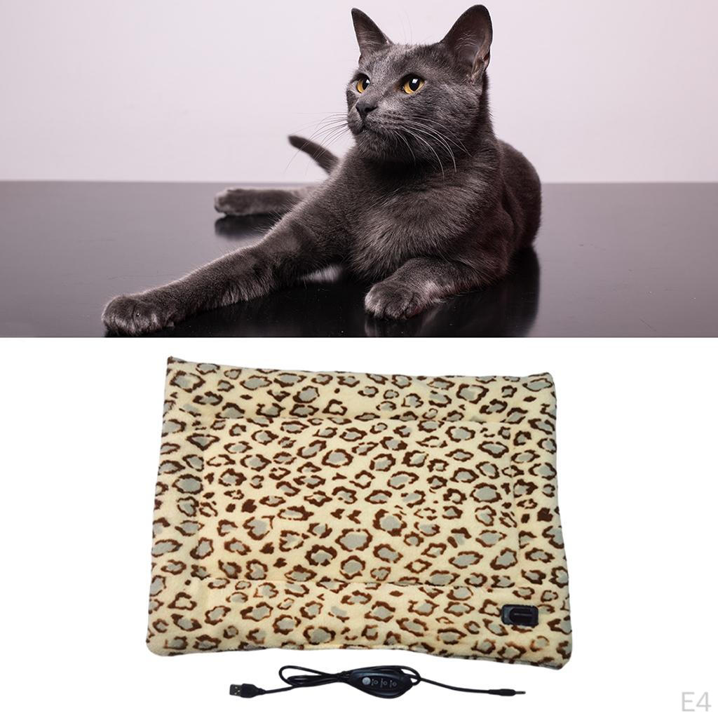 Pet Heating Pad Blanket Heated Mat Electric Warmer Bed for dogs and cats Bunny Small Animal