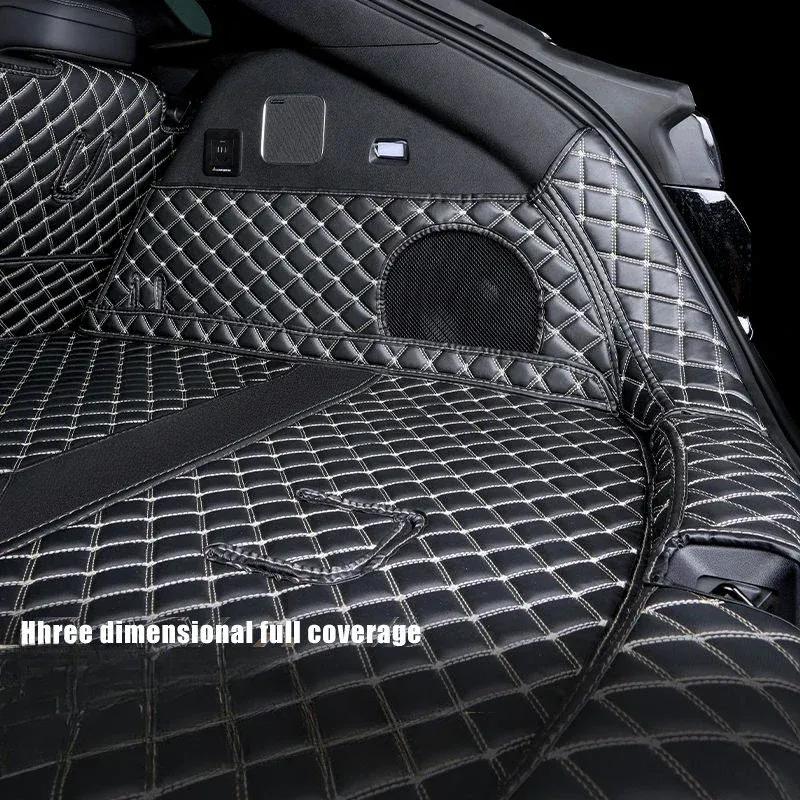 For BYD Sealion 7 EV 2024 2025 Car Boot Mat Rear Trunk Liner Cargo Leather Floor Carpet Tray Protector Accessories Mats