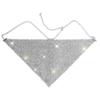 Vintage Rhinestone Face Mask Crystal Half-face Veil Jewelry Dance Party Jewelry  Banquet