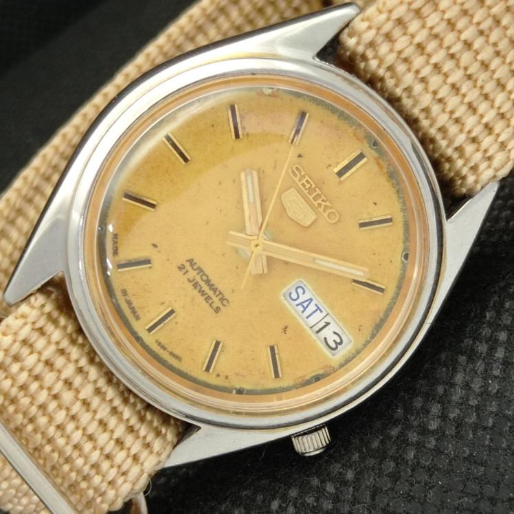 

Б/У винтажные мужские часы SEIKO 5 AUTOMATIC 7S26A из Японии с оригинальным циферблатом a315148-2 SKU608a-a315148