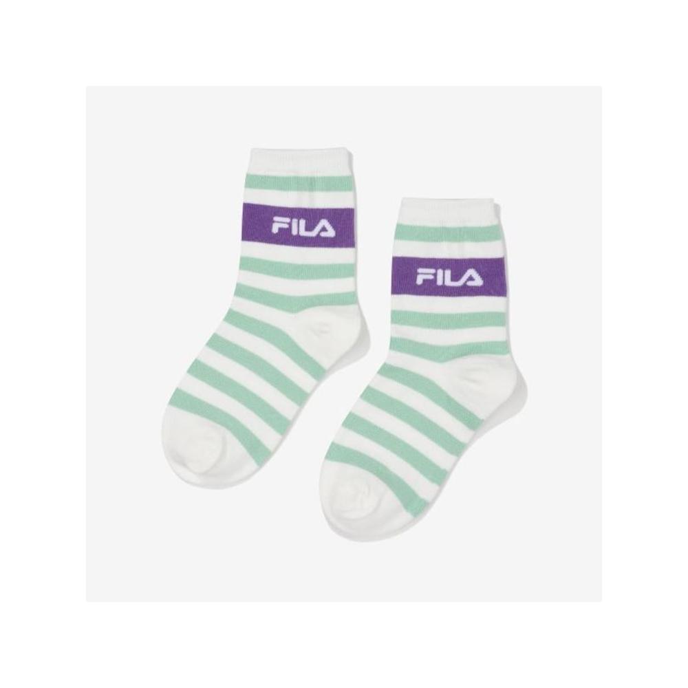 

[fila Kids] Striped Long Socks Fk3scf5358x Pue q0zFk3scf5358xPue purple/180