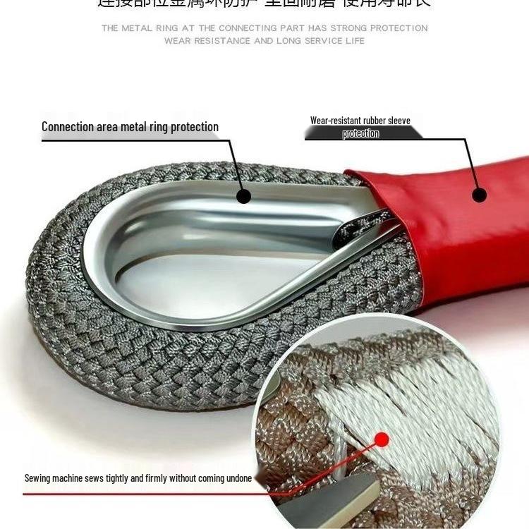 Hochleistungs-20-25 Tonnen Bruchfestes Offroad-Abschleppseil - Verdickt & Verschleißfest