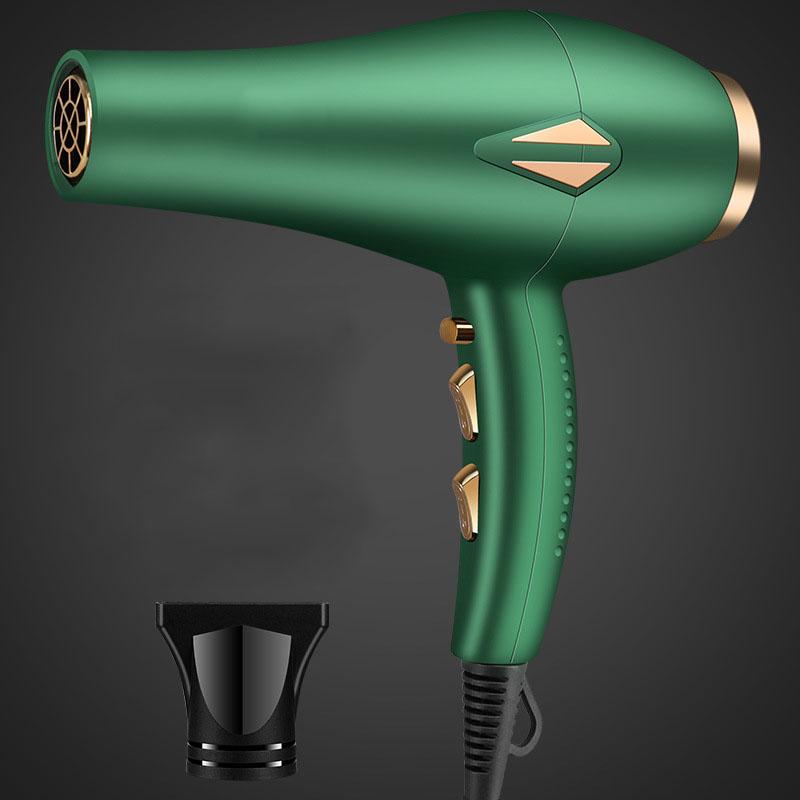 Professional Powerful Hair Dryer Fast Dry Styling Blow Barber Salon Styling Tools Hot/Cold Air Blow Dryer 3 Speed Adjustment EU