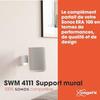 Vogel's swm 4111 support mural pour sonos era 100, max. 5 kg, inclinable de -30/+30, pivotant jusqu'à 70 (gauche/droite), blanc,
