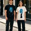 Karol G No Me Arrepiento De Sentir Tanto T-Shirt Spanischer Buchstaben Slogan Print T-Shirt Kurzarm Rundhals Gothic Streetwear Shirt