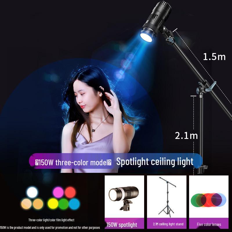 Hair Fill Light for Broadcast: Ambient Spotlight & Backlight