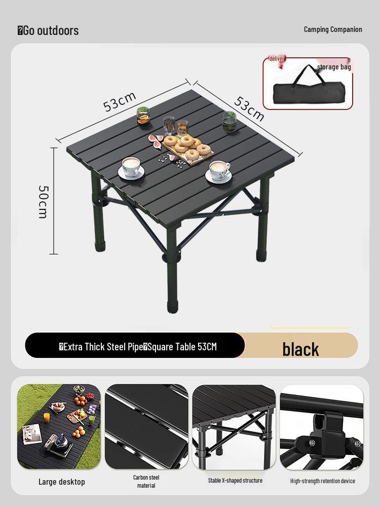 Portable Outdoor Folding Table & Chair Set - Perfect for Camping & Picnics