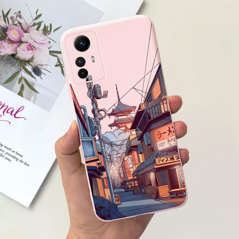For Xiaomi Redmi Note 12S Case Cute Fashion Cartoon Cover Soft Silicone Phone Case For Xiaomi Redmi Note 12S Note12S Fundas Capa