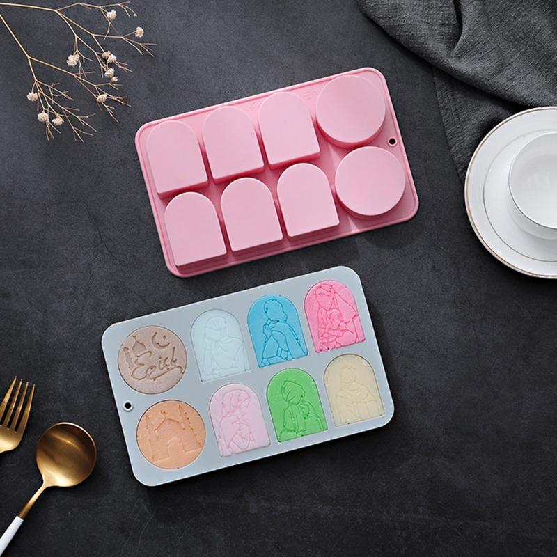 DIY Chocolate Mold Cake Mold Clay Mold Silicone Material Ramadan Themed 2 Colors
