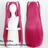 Movie Anime Cosplay Wigs Purple Black Red Long Hair Heat Resistant Synthetic Wigs Carnival Props