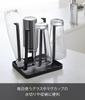 Yamazaki Industries Glass Stand Tower Slim Black 2848