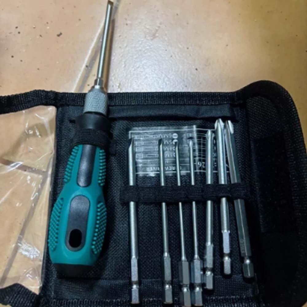 Magnetic Tip Screwdriver Set Knock-Through Handle Flat-head Screwdriver  Appliances Repair