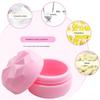 2PCS Portable Silicone Storage Box Silicone Storage Box Empty Cosmetics Box  Outdoor