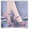Summer New Korean Style Women's Stiletto High Heel Sandals Sexy One Buckle Peep Toe Sandals