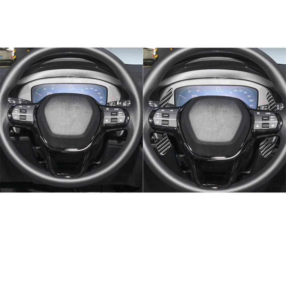 Carbon Fiber Steering Wheel Shift Paddle Shifter For Honda Civic Accord CR-V Acura