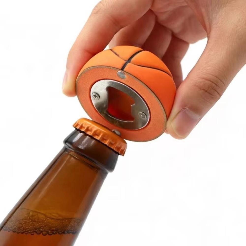 Fan Gift Sports Ball Bottle Opener Funny Ball Key Chain Novelty Beer Cap Remover  Collection Item