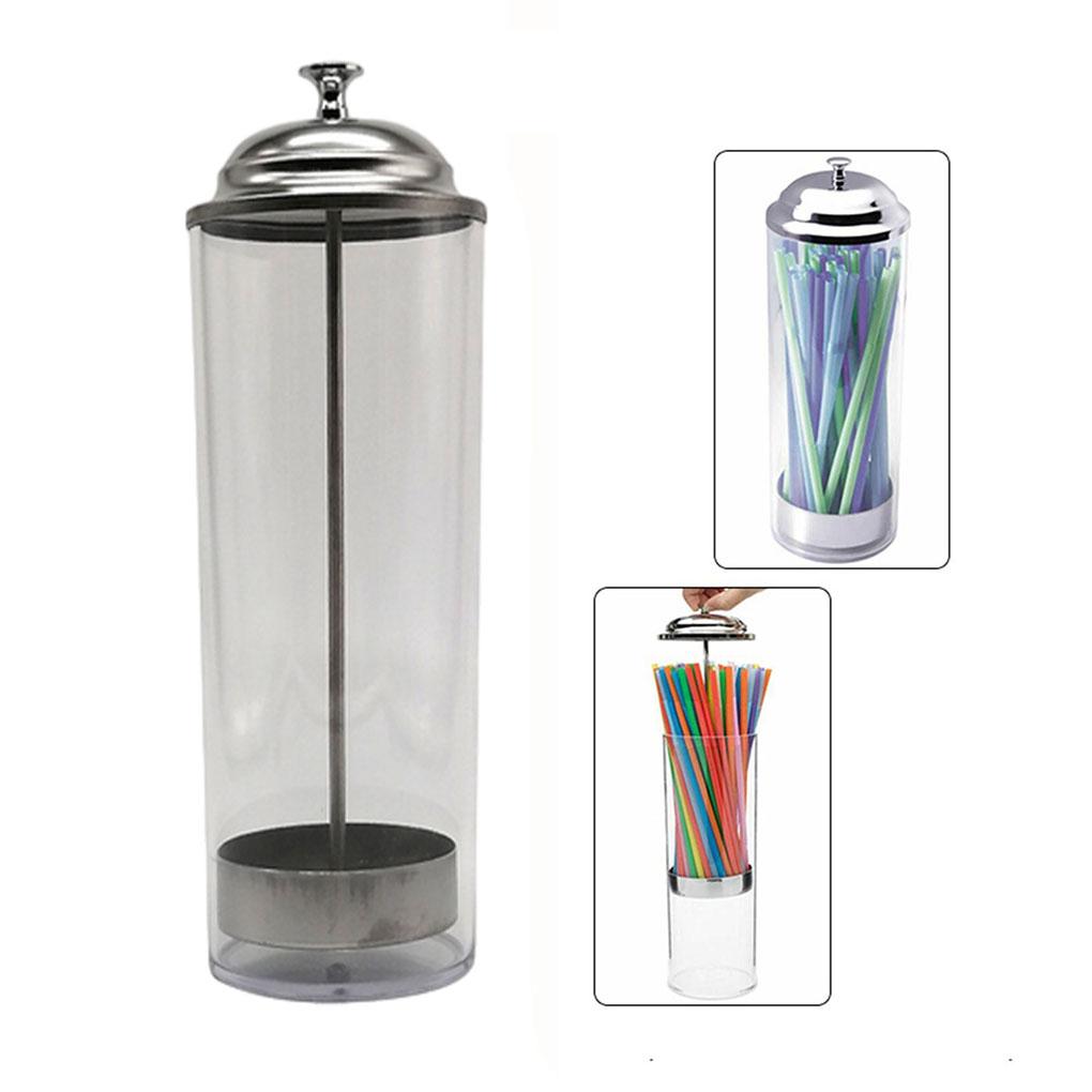 Vintage Glass Drinking Straw Holder Elegant and Classic