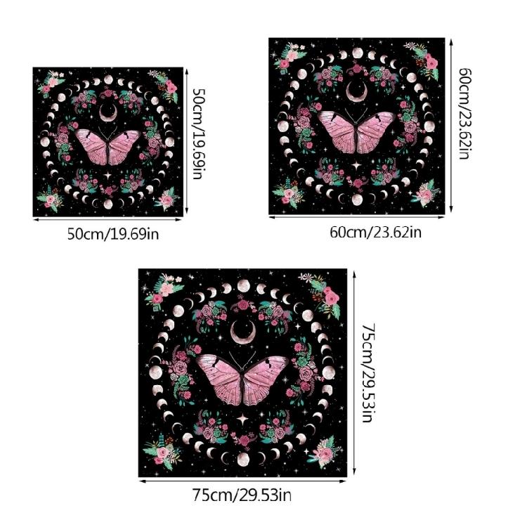 Tarots Tablecloth Divinations Table Cover Astrology Oracles Board Game Mat