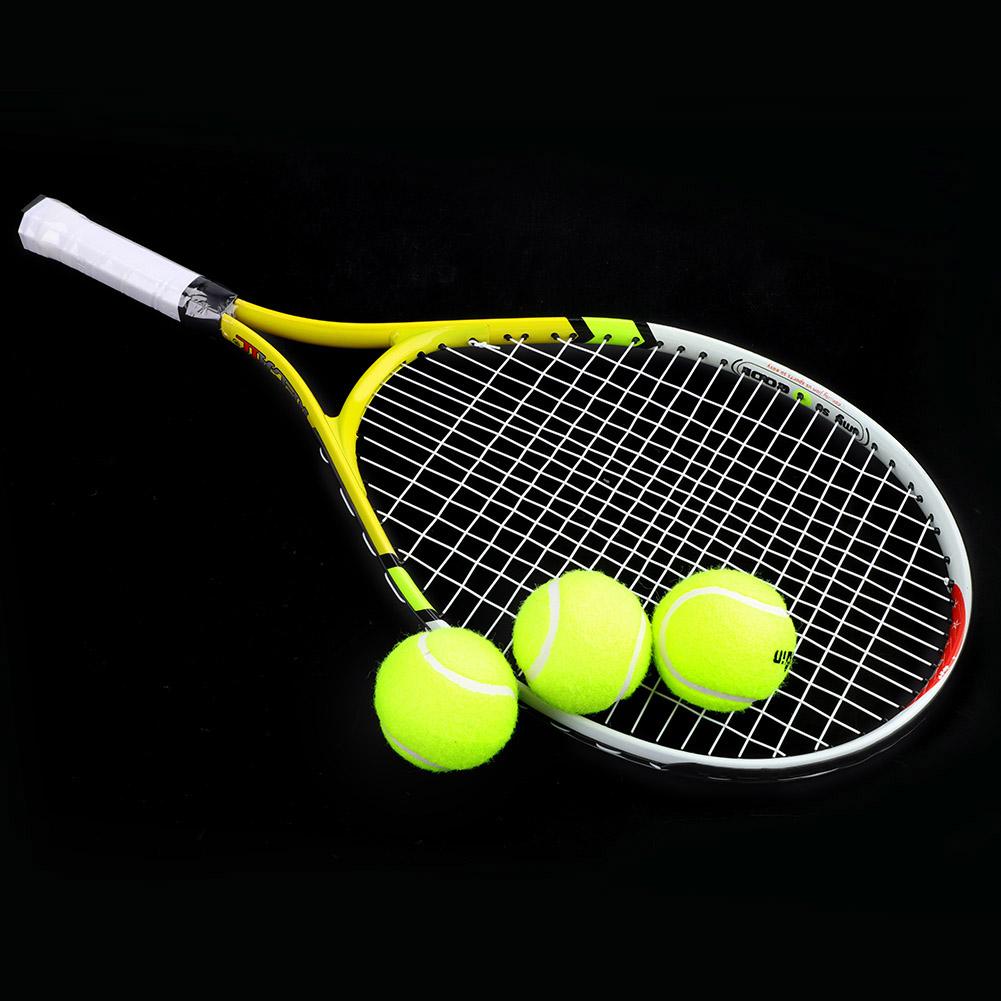 String Single Tennis Racket Racquet for Kids Training Practice( Red )