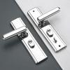Household Universal Door Lock Set, Stainless Steel Thickened Multifunctional Anti-theft Door Handle