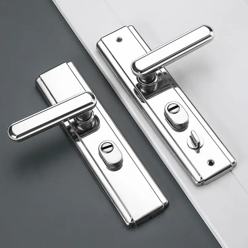 Household Universal Door Lock Set, Stainless Steel Thickened Multifunctional Anti-theft Door Handle