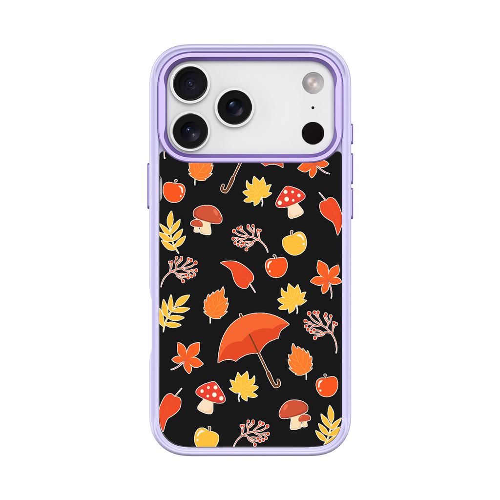 Applicable to Apple 17Pro mobile phone case, advanced sense 16 replaceable back plate 15promax magnetic mobile phone case, autumn black.