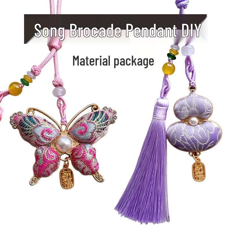 Song Brocade DIY Pendant & Car Hanging Kit – Intangible Cultural Heritage Craft