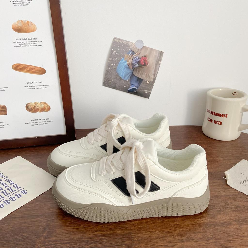 American board shoes niche round head spring new women's shoes versatile student leisure sports white shoes